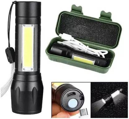 BATRA ENTERPRISES Mini Portable LED Torch Aluminum Alloy 3 Functions (LED Flashlight) Torch