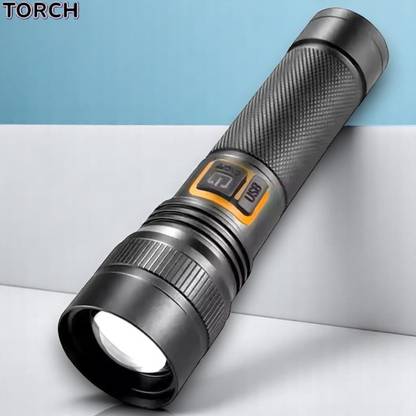3BAAN X4 (ZOOMABLE METAL)5 Modes Flashlight, Super Bright Cree T6 LED Light Torch Torch