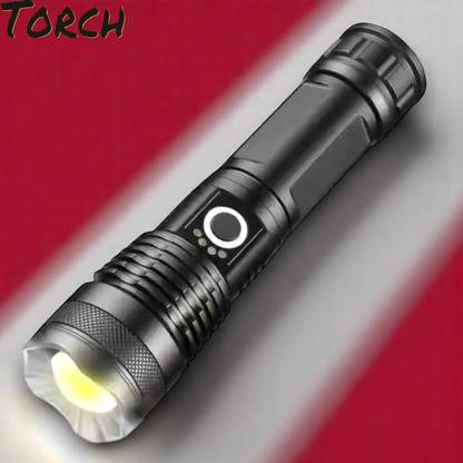 Stybits H114 (ZOOMABLE METAL LED TORCH)5 Modes Flashlight, Super Bright Torch