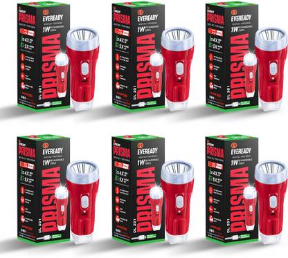 EVEREADY DL 201 PRISMA PACK 0F 6 Torch