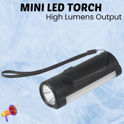 Guggu USB Rechargeable Portable (LED Torch Light) with COBB Light & LED FlashlightN294 Torch