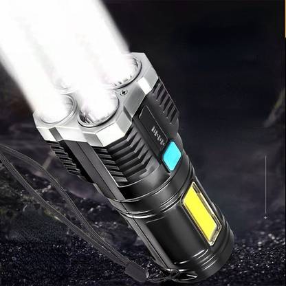 insignia decor 4 in 1 Torch with Battery Indicator rechargeable High Power max Long battery_L42 Torch