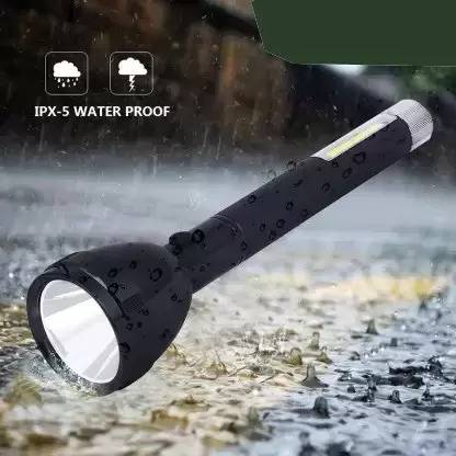 HASRU Long Range Led torch Light Rechargeable Torch