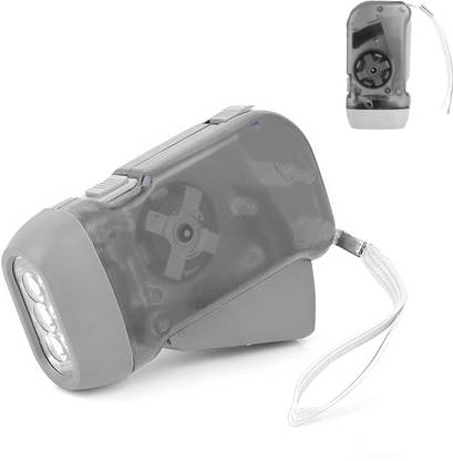 Bestor Hand-Crank Dynamo LED Flashlight Rechargeable Wind-Up Hand Press Torch Light Torch