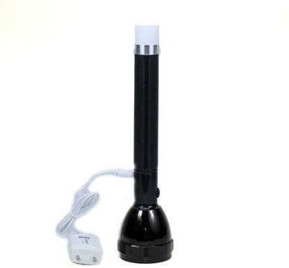 JY-SUPER Rechargeable LED Torch: Highlights the rechargeable battery and LED light source Torch