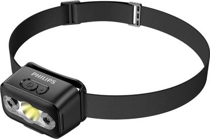 PHILIPS 10 Mode High-Power LED Head Lamp, 1000mAh Li-ion Battery, Type-C, SFL3153RH/56 Torch