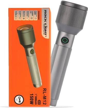 PICSTAR Rocklight RL-M12 long-range 150Watt 3000 mAh battery Torch