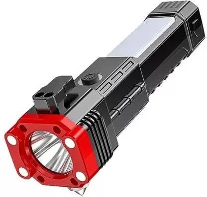 NKL 4Modes LED Torch+Hammer+Seat Belt Cutter+Power Bank 314 12 hrs Torch Emergency Light