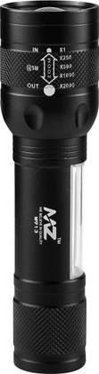 MZ 913 ( METAL ZOOMABLE TORCH) Super Bright 50W Laser LED Light Torch