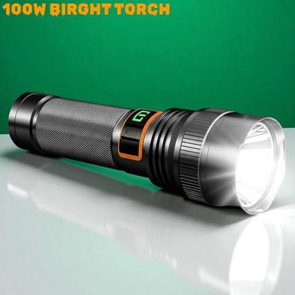 Stybits X186 Portable LED Torch with Long Range Beam and Rechargeable Battery Torch
