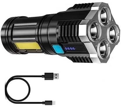 NKL High quality Super Bright LED Flashlight 4 Lighting Torch High Lumens 137 12 hrs Torch Emergency Light