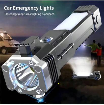 cilesis hammer torch rechargebla 4 in 1 LED torch mobile charging power bank Torch