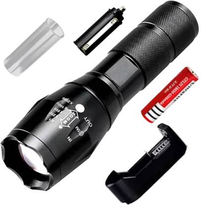 SMALL-SUN New 5 Modes Rechargeable LED Torch Light Long Range Flash Light Torch