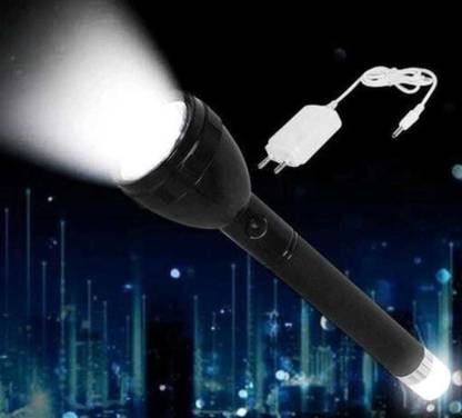 Zeno volt FL8 Rechargeable Torch Flashlight,Long Distance Beam Range, Aircraft Aluminium Torch