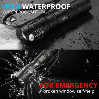 Zeus Volt Rechargeable C Type USB Portable Light Long Range 1000 Meter Adjustable Focus Torch