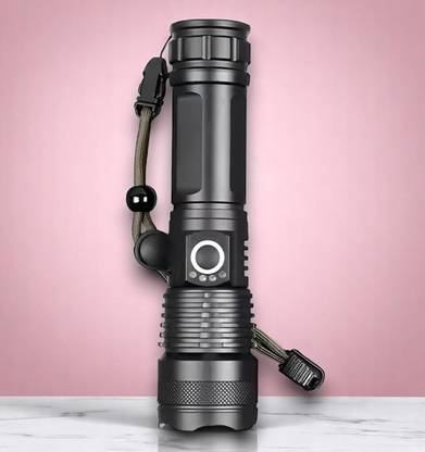 Nilesawar H574 (ZOOMABLE METAL LED TORCH)5 Modes Flashlight, Super Bright Torch