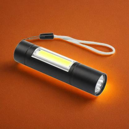 Ziddjeet V338 (ZOOMABLE METAL LED TORCH)3 Modes Flashlight, Super Bright Torch