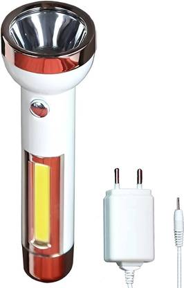 Addox Super Bright JYsuper1703 (2W+2W) LED Flashlight 8hr Runtime Torch