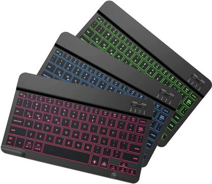 X88 Pro Portable wireless RGB keyboard for Macbook laptop, 7-Colors Backlit Keyboard, WIRELESS KEYBOARD