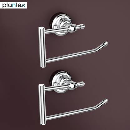 Plantex Crosslink Stainless Steel 304 Grade Skyllo Napkin Ring/Towel Ring/Napkin Holder/Towel Hanger/Bathroom Accessories(Pack of 2) Chrome Finish Towel Holder
