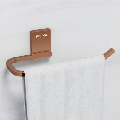Plantex Crystal Napkin Ring/Towel Holder/Towel Hanger for Bathroom Accessories-APS-1703 Rose Gold Towel Holder