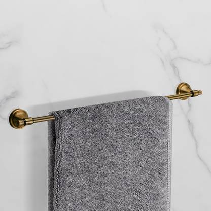 Plantex Stainless Steel 304 Grade Niko Towel Rod/Hanger for Bathroom (24 inch-Pack of 1) Brass Antique Towel Holder
