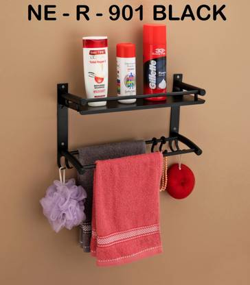 NAVNEET NE - R - 901 Black Silver Towel Holder