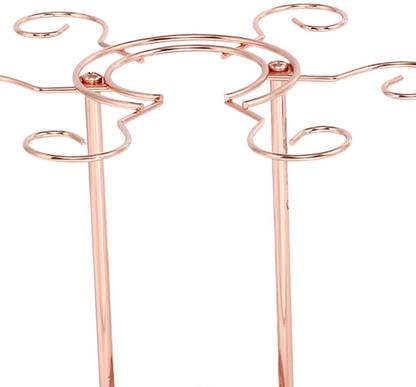 Lyla Wine Glass Stand Countertop Glass Stemware Rack for Tabletop Kitchen Barware Ros Multicolor Towel Holder