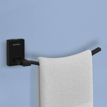 Plantex 304 Grade Stainless Steel Napkin Ring/Towel Ring/Hanger/Bathroom Accessories Matt Black Towel Holder