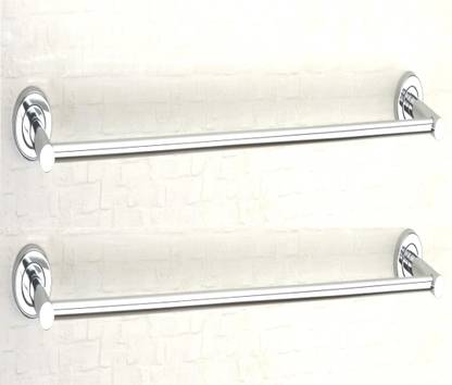 Easyhome Furnish Stainless steel heavy Towel ring Towel holder Towel rod for wash basin Towel hanger Cloth hanger Napkin ring Bathroom accessories Modern Bath Towel Stand Cloth stand for bathroom 24 inch 1 Bar Towel Rod