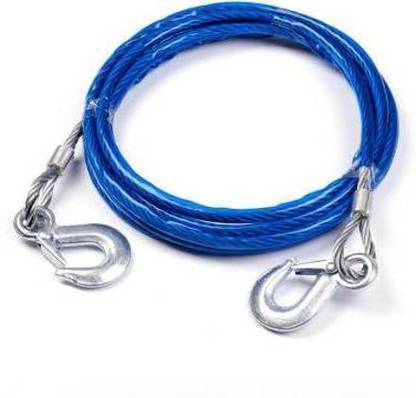 DRUPE 4 Metres Long Super Strong Emergency Heavy Duty Car Tow Cable 5 Ton 4 m Towing Cable