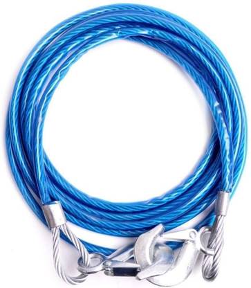 QNJL Heavy Duty Tow Rope with Forged Hook and Safety Latch Towing Strap 4 m Towing Cable