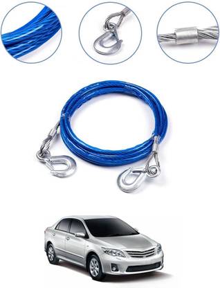 AYW Super Strong Stainless Steel Towing Cable With Dual Hook For Vehicle-09 4 m Towing Cable