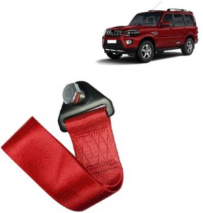 MotoshozX Car Towing Strap Hook Show Belt Random colour suitable for Mahindra Scorpio 2017 0.2 m Towing Cable
