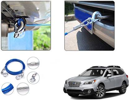 Automotive Prist Wire Tow Cable Rope for Truck/Boat/Offroad for Subaru Outback - Blue, 10mm x 4m 4 m Towing Cable