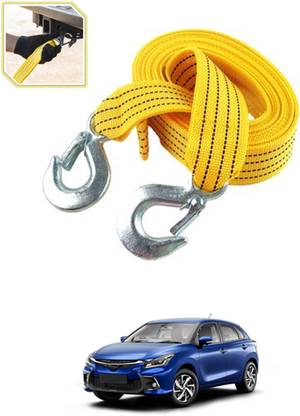 monolive Universal Yellow 3ton Strong And Non slip Nylon Towing Cable For Car-116 2.5 m Towing Cable