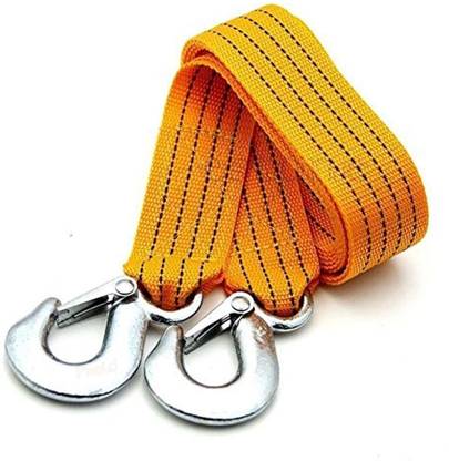 ALLEXTREME EXCTR1 Car Tow Rope Straps with Hooks-3 Tons 3 Meters Cable Cord Heavy Duty 3 m Towing Cable