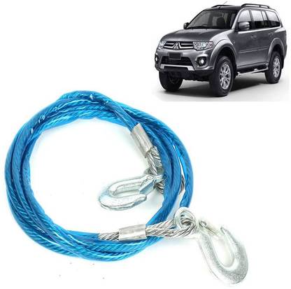 RKD INNOVATIVE Car Tow Cable 4 Miter Long 7Ton Capacity Towing-89 4 m Towing Cable