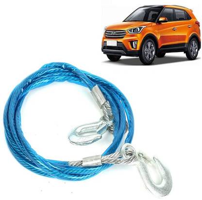 RKD INNOVATIVE Car Tow Cable 4 Miter Long 7Ton Capacity Towing-135 4 m Towing Cable