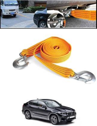 MATIES Univelsal Hub Heavy Duty Nylon Towing Rope with Self-Locking Hooks 311 2.5 m Towing Cable