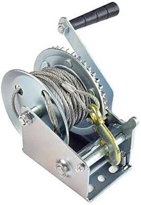 UNILIFT MANUAL HAND WINCH 800 LBS(362 Kg) with 10 Meter cable 10 m Towing Cable