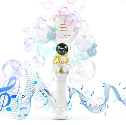 VikriDa Big Size Bubble Machine for Toddlers Kids | Astronaut Bubble Stick Toy Bubble Maker