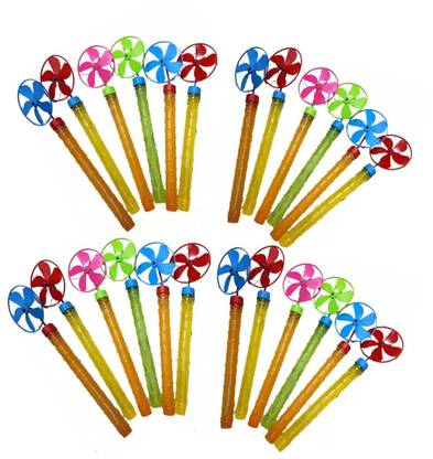 Balaji International Set of 24 Bubble Sticks Toy Bubble Maker