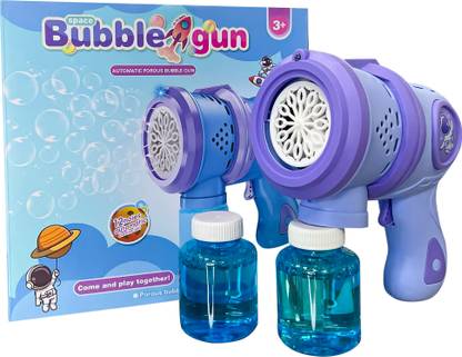 FlyPico Space Bubble Gun Machine Toy Bubble Maker