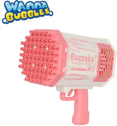 india trendz Electric Bubbles Launcher Gun Bazooka Bubble Machine Toy Bubble Maker
