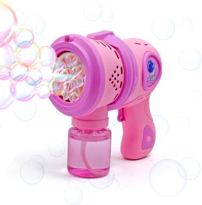 VikriDa Bubble Gun Machine for Kids Toddlers | 5000+ Bubbles Per Minute| Leak-Proof Toy Bubble Maker