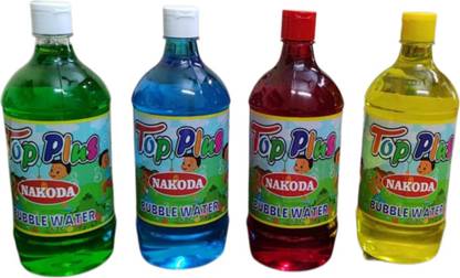 NAKODA BUBBLE WATER 1LTR X 4 Toy Bubble Maker