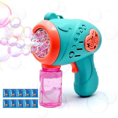 RIGHT SEARCH Bubble Machine for Kids Automatic Bubble Gun Leak-Proof Design Toy Bubble Maker