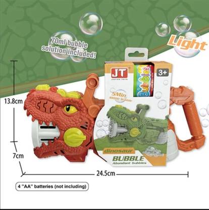 radhey preet B/O 10 Holes Bubble Produced Gun Toy | Also Use For Party | Multicolor | RP959 Toy Bubble Maker