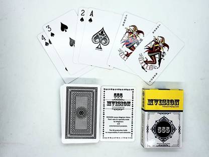 A SARKAR MAGIC SHOP 555 MARK DECK PLAYING CARD ( BLACK ) / CHEATING MAGIC PLAYING CARD 1 Magic Tricks